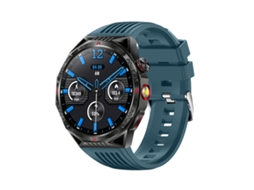 (azul) Relógio Inteligente Com Pulseira De Silicone De 1,85 Polegadas, À Prova D'água Ip68 E Com Suporte Para Monitoramento Do Sono.