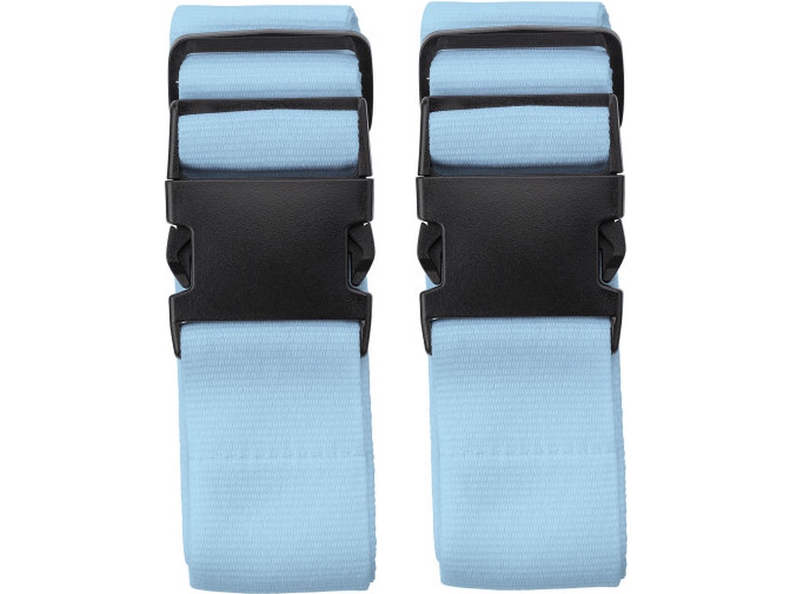 Alça para Mala, 180 Cm, para Bagagem, 2 Peças, Azul Claro AQUAFORGE