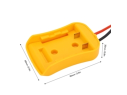 Laxiscreed Adaptador De Bateria Com Fusível De 30a E Cabo 14-gauge Para Segurança E Confiabilidade