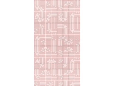 Papel De Parede Da Foto Gráfico 3d Rosa Antigo 150 X 279 Cm Estahome