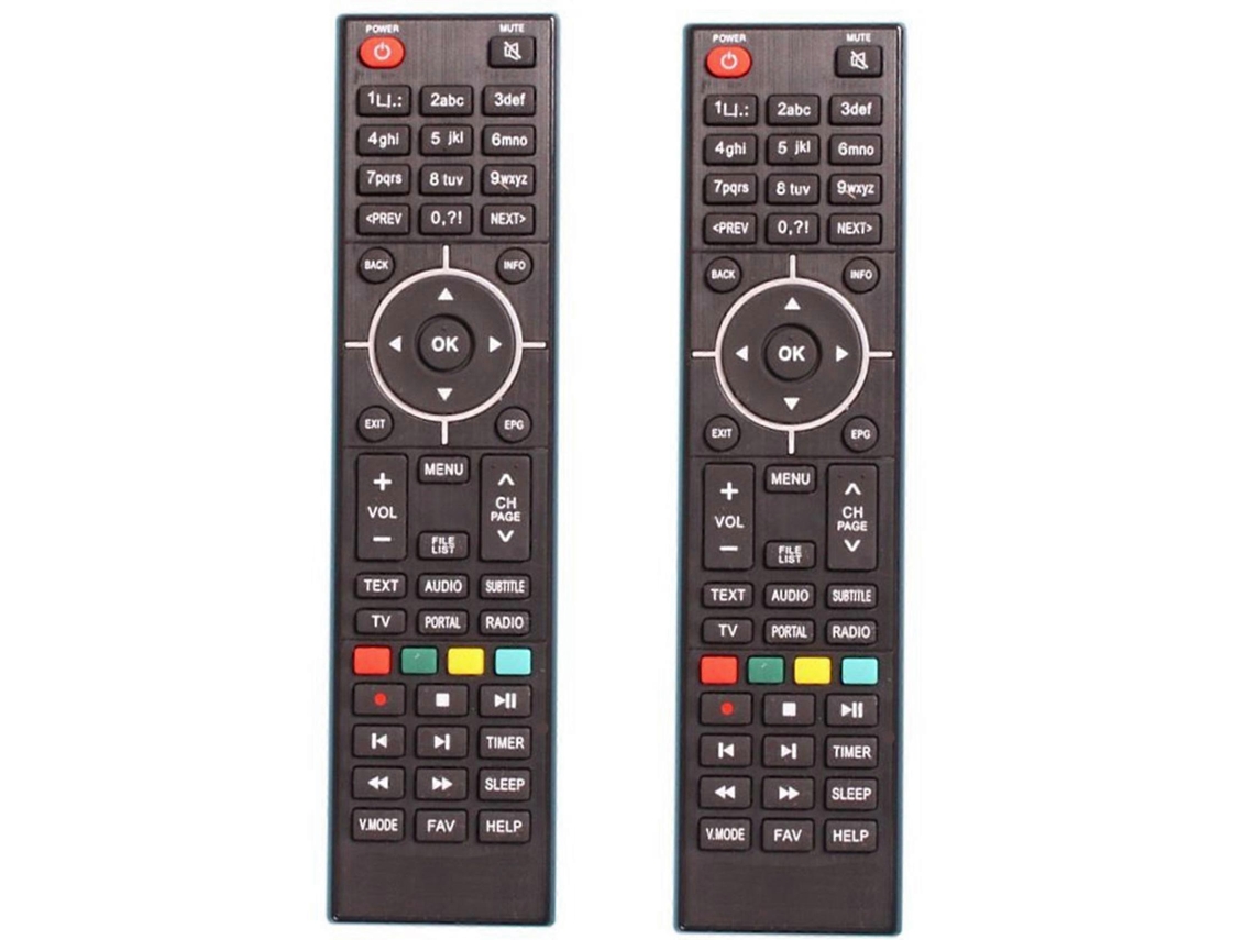 2 Controles Remotos Para Receptor De Satélite Zgemma Star Hs / H2s / H2h / H5 / H5.2s, Uso Direto.