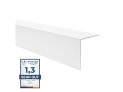 Quest Perfil Angular Pvc 60x60 Mm Rígido 150 Cm, Branco