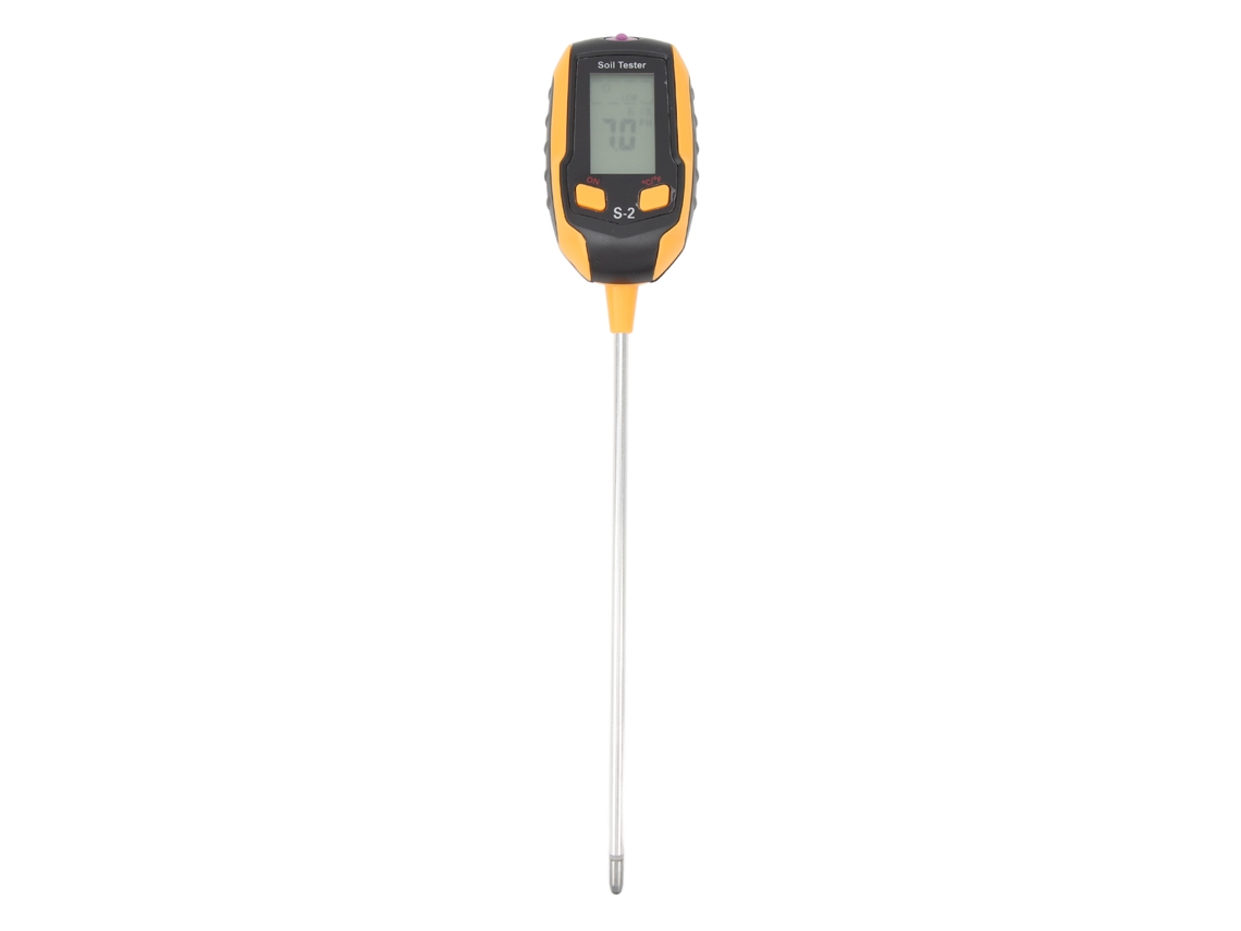 Testador de Solo 5 em 1 com Medição de Umidade, Temperatura, pH e Luz | S/MARCA