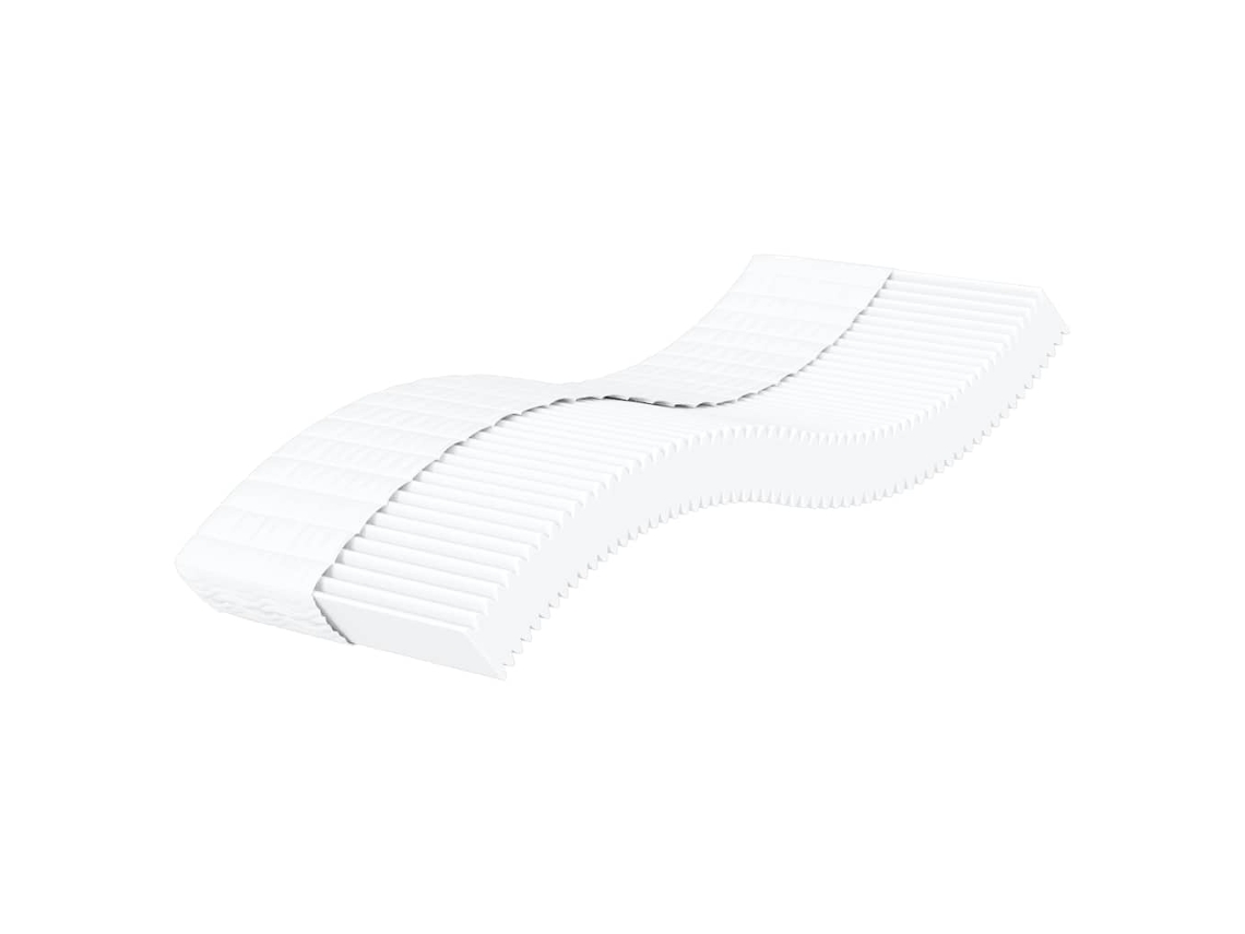 Vidaxl Colchão De Espuma Infantil 80x160 Cm Dureza H2 H3 Branco