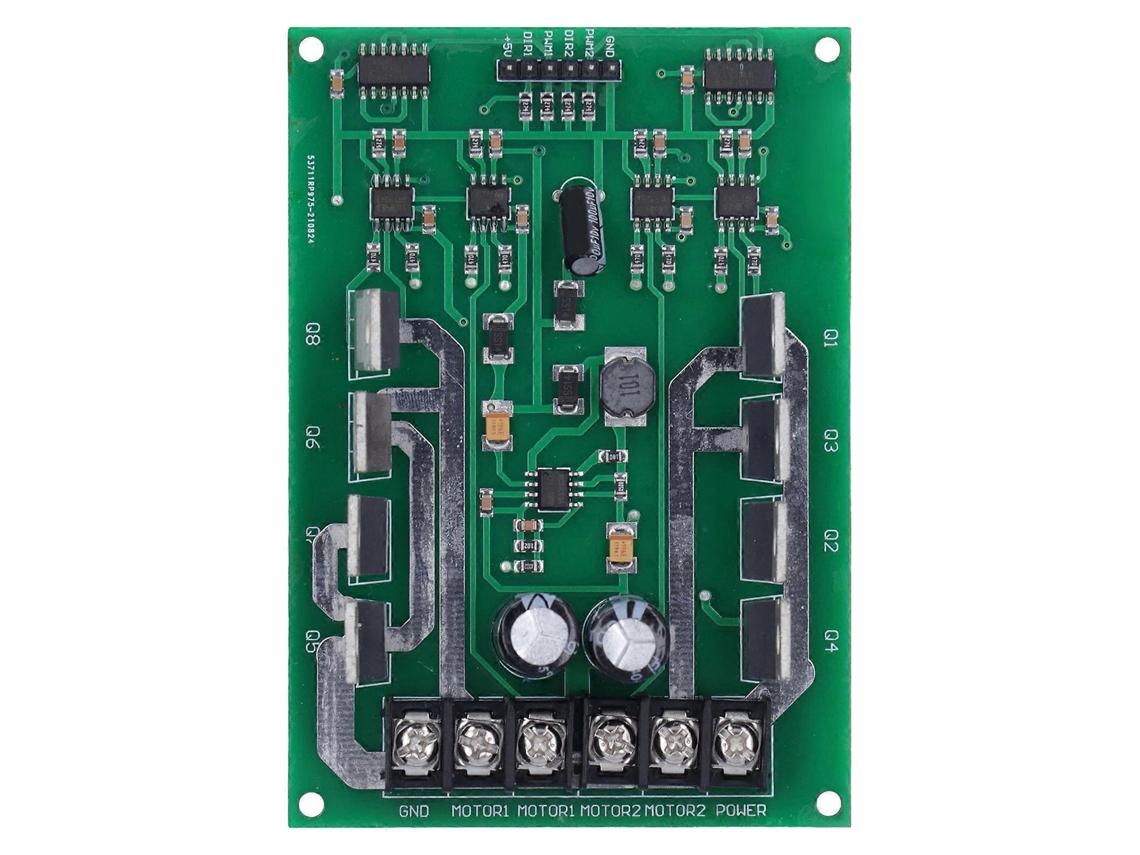 Dual Motor Driver Module High Power H Bridge Dc Motor Controller Board With Braking Function