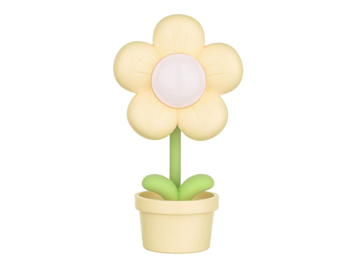 Farol Noturno Flor para Crianças Luz Suave 360° | S/MARCA