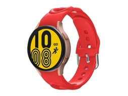 Pulseira De Silicone Vazada Com Círculo Duplo Para Samsung Galaxy Watch4 40/44mm / Watch4 Classic 42/46mm