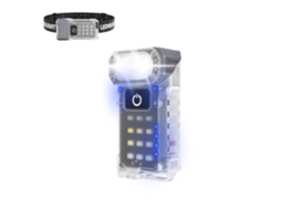 Lanterna Edc Pequena E Poderosa Com Clipe, Cabeça Giratória De 180 ° Lúmens Altos 1000 Lm Usb C Recarregável 9 Modos Mini Luz De Trabalho Le