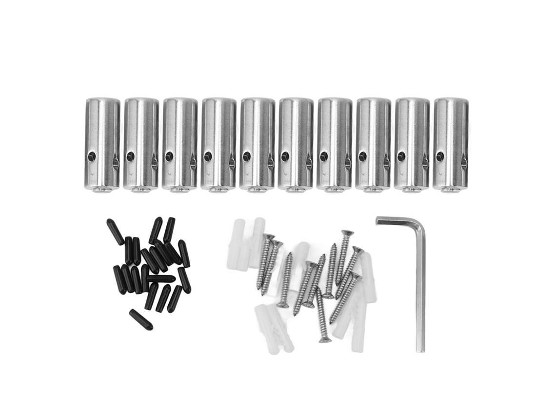 Trelho De Arame Aço Inox Para Plantas Trepadeiras Kit Externo