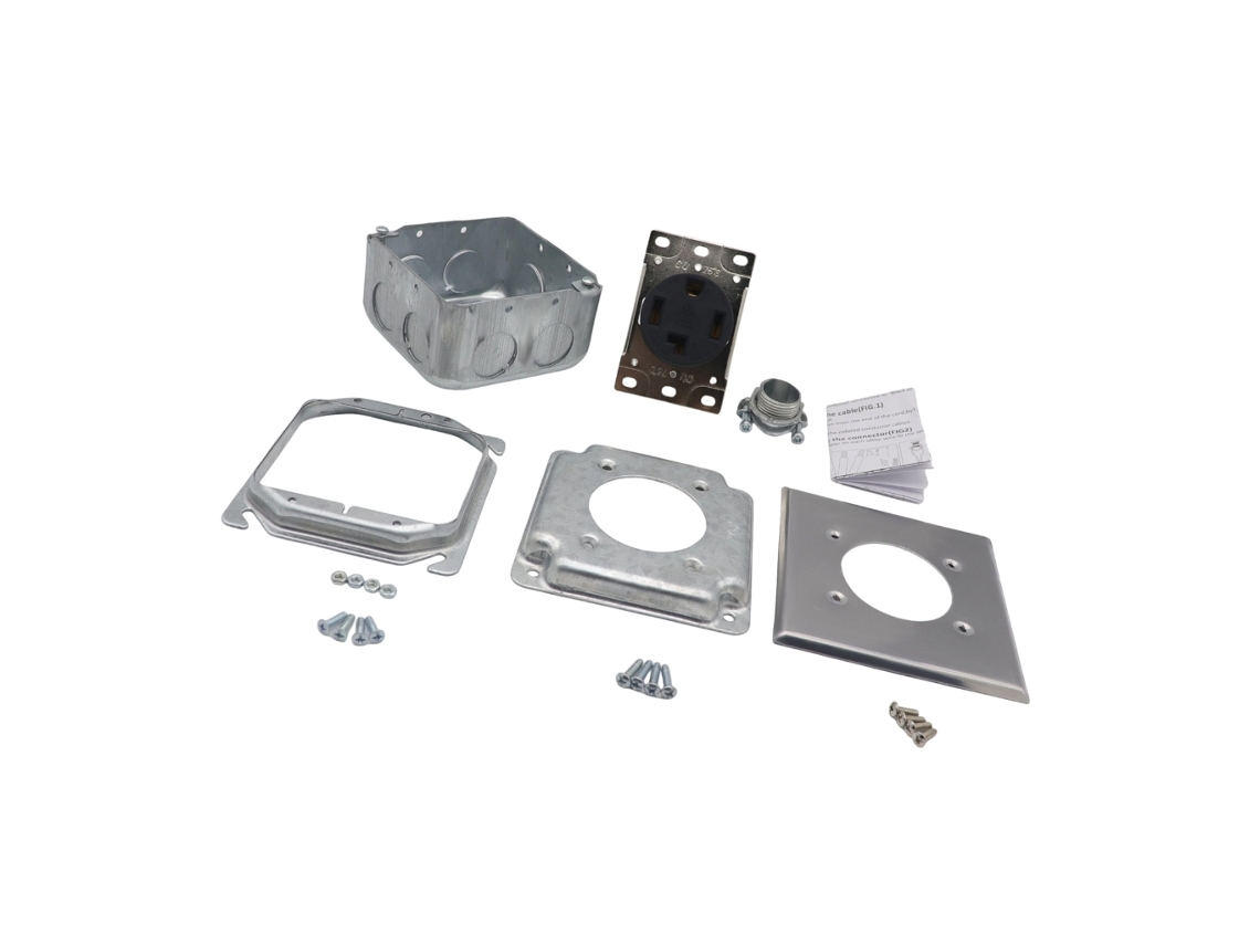 Kit Profissional de Montagem Tomadas Elétricas para Circuitos Nema 14 30r 30a BRILVIBERA