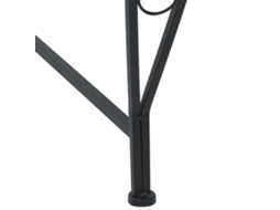 Maison Exclusive - Banco De Árvore 4-número De Lugares 160 X 80 X 89 Cm Aço Preto