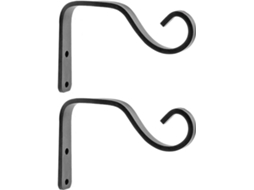 Suporte para Comedouro de Pássaros, Suporte para Plantas em Meia Peça com Gancho de Pastor Suporte de Metal À CHABERLU