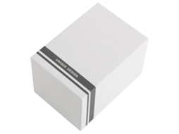 Caixa Para Relógios Retangular Compacta 2 Cores Armazenamento Estojo (branco)