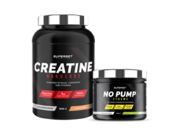 Programa Volume E Força Creatine Hardcore Ice Tea Peach No Pump Xtreme Mojito Superset Nutrition
