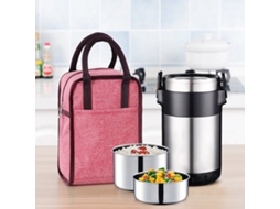 Saco De Almoço Térmico Reutilizável E Anti-fuga - Lancheira Isolada De Grande Capacidade Para Viagem E Escritório