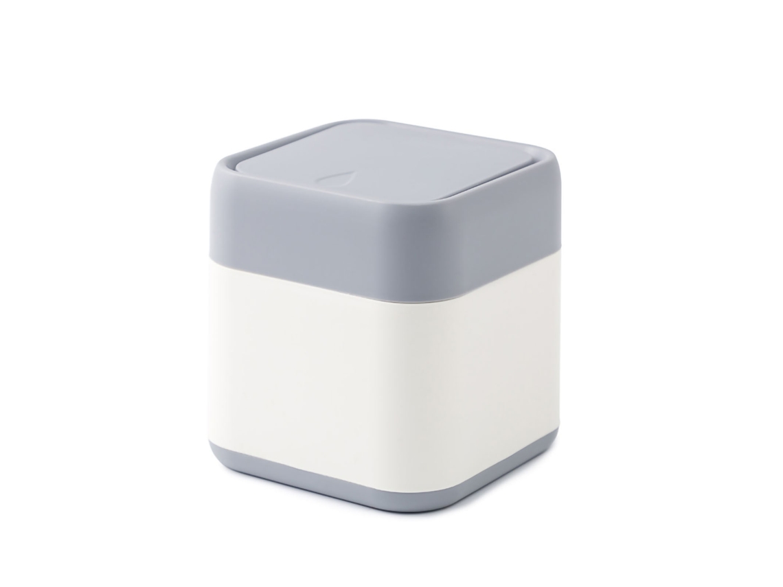 Lixeira de Mesa Mini Portátil com Tampa Removível | S/MARCA