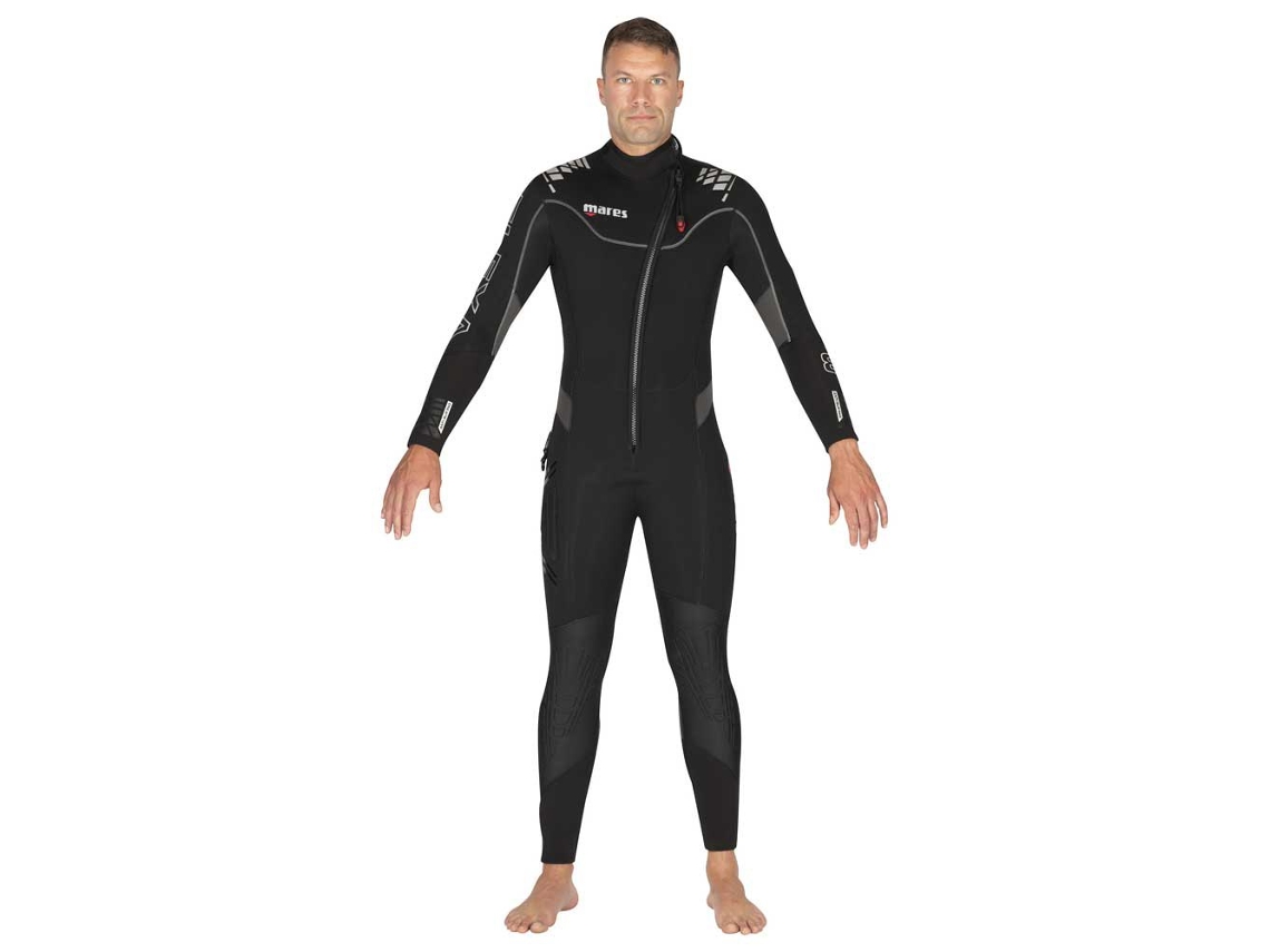 Fato Neoprene Flexa 8/6 Mm Preto 4Wmares