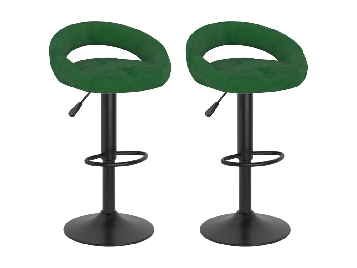 Bar Stool, Bar Stools Vidaxl Verde Veludo (n/a)