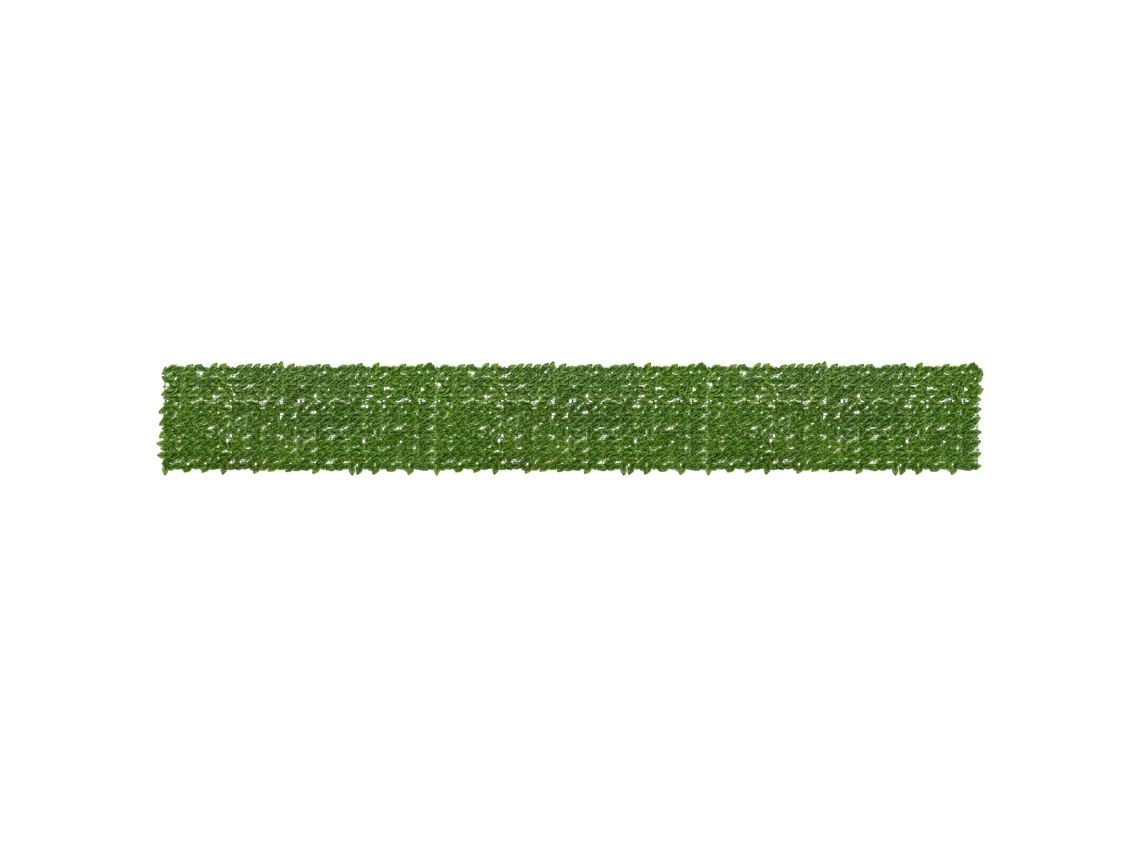 Vidaxl Tela De Varanda Com Folhas Verde E Amarelo 600 X 75 Cm