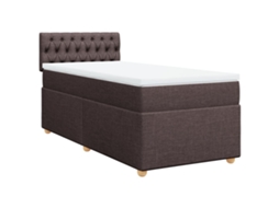 Box Spring Bed, Box Spring Beds Vidaxl Marrom Tecido (90 X 190 Cm)
