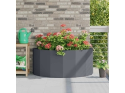 Vidaxl Floreira Antracite 120 X 60 X 50 Cm Aço