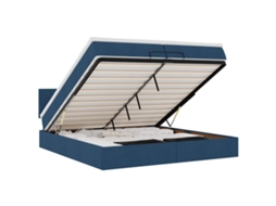 Ottoman Bed, Ottoman Beds Vidaxl Azul Tecido (200 X 200 Cm)