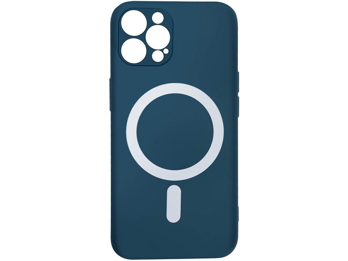 Capa Magsafe Soft Touch Bordas Elevadas Para Yemaesre Azul