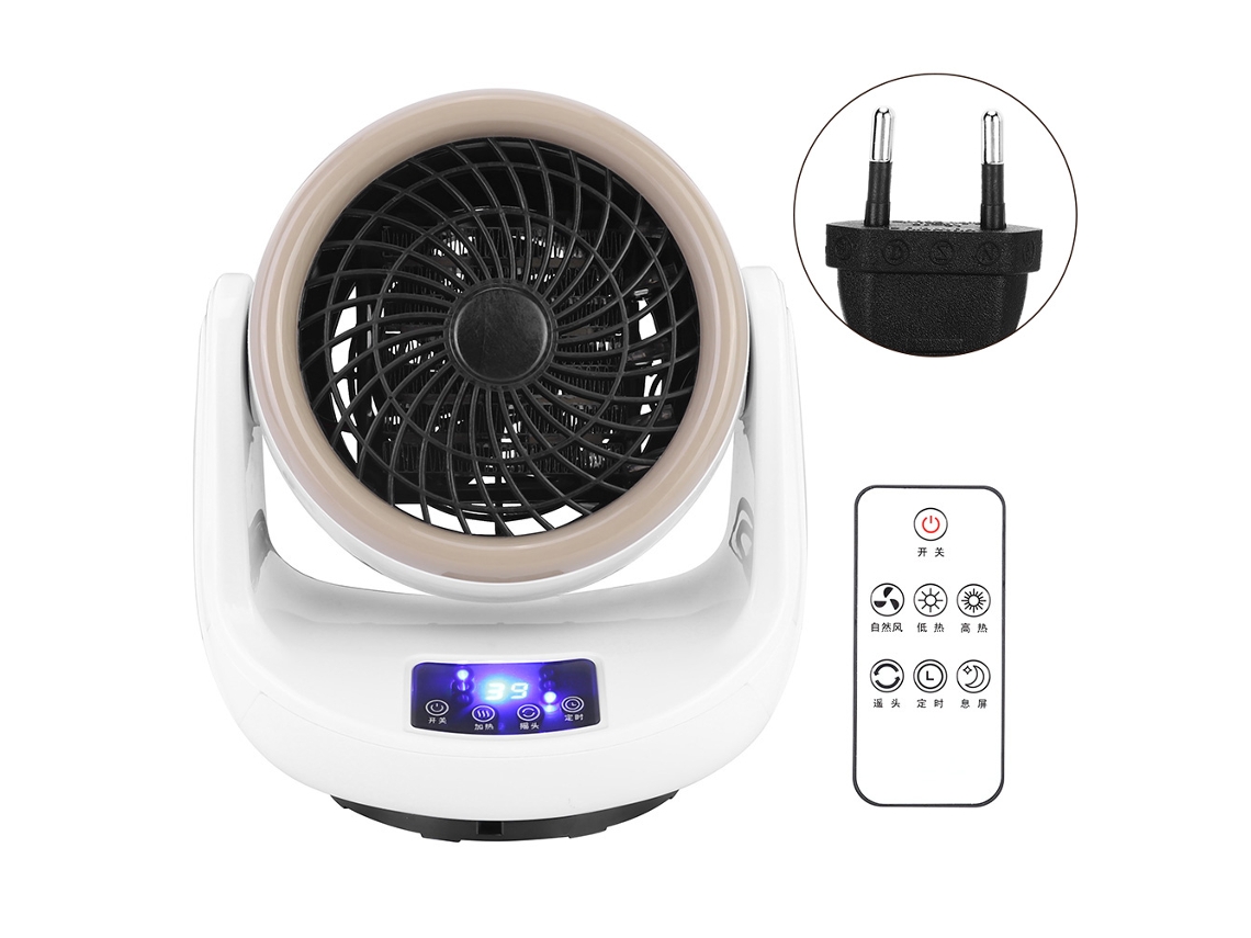 Laxiscreed Aquecedor Portátil Oscilante Para Uso Doméstico Compacto E Eficiente