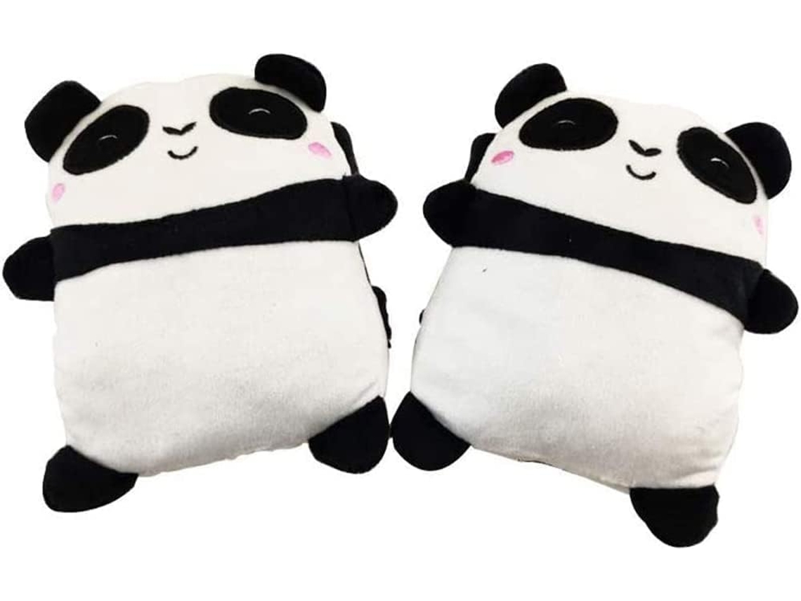 Luva Sem Dedos Aquecida Usb Pelúcia Para Inverno , 1 Par Igvtrade (panda)