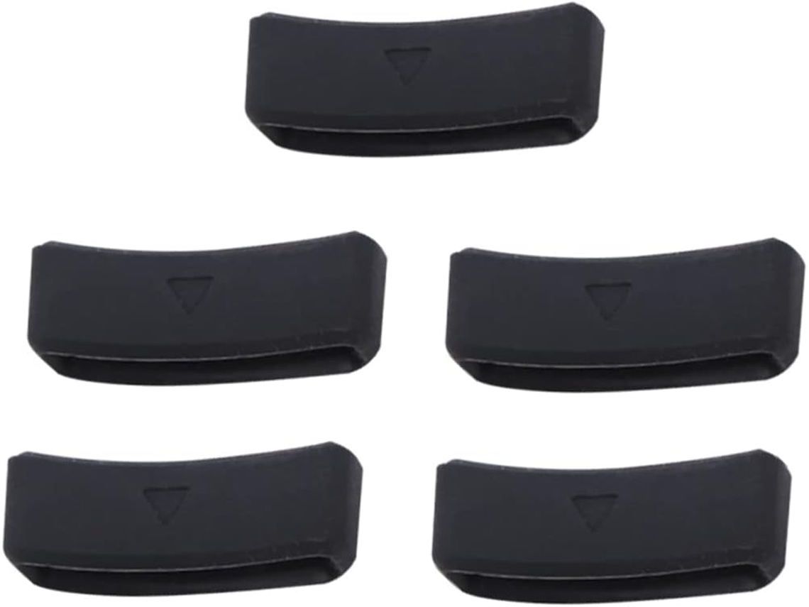 Conjunto De 5 Peças De Pulseira De Silicone Com Anel De Posicionamento E Fivela, Ideal Para Corrida Gokoco