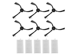6x Side Brush +5x Filter For Lidl 3000 A1 Robotic Vacuum Cleaner Accessories Vacuum Cleaner Replace