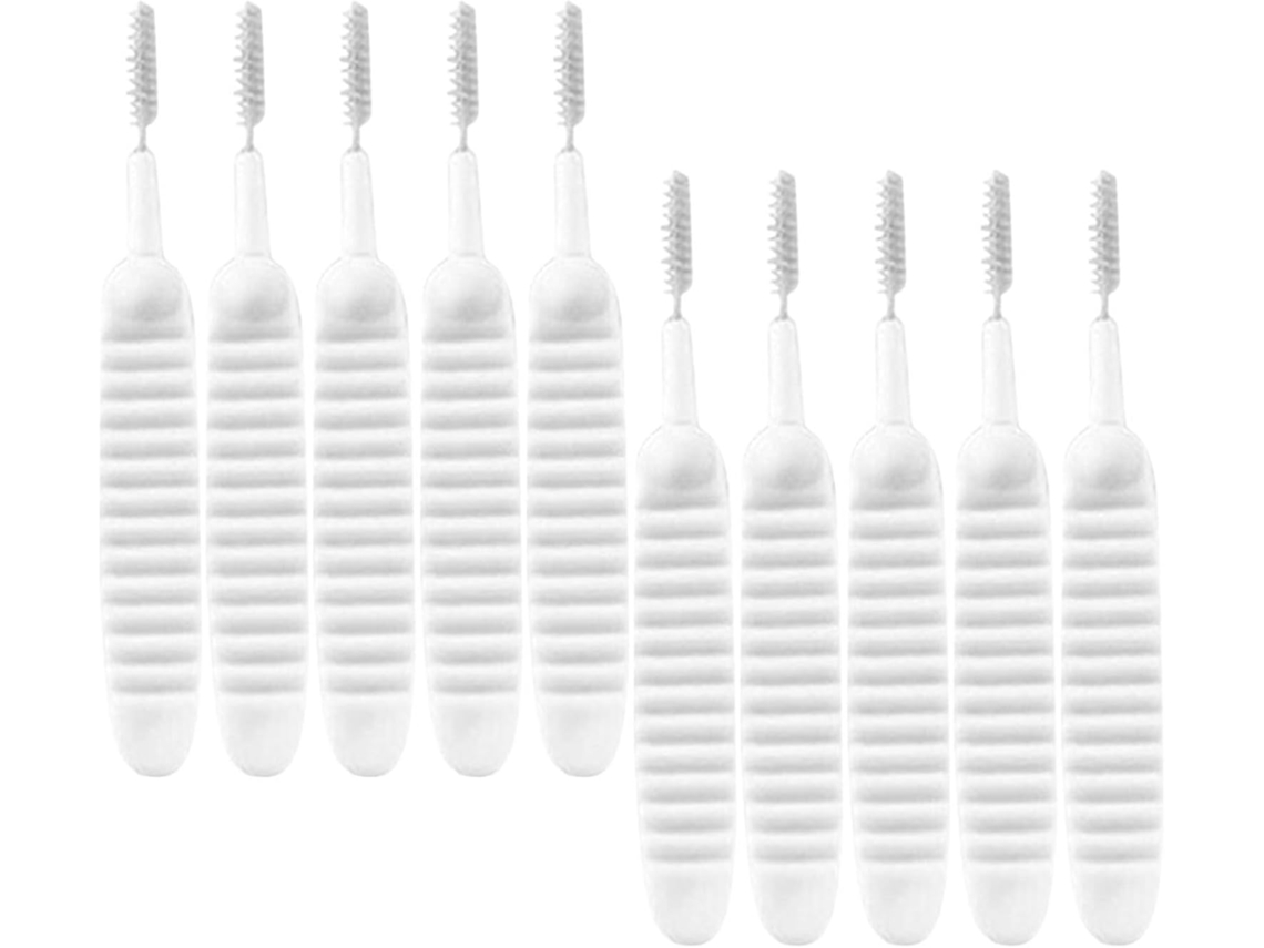 Escova De Limpeza Para Chuveiro Stobaza, 120 Unidades, Com Cerdas De Plástico Duráveis Para Remover Obstruções Em