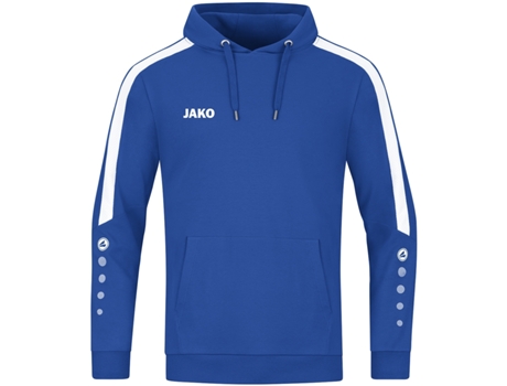 Sweatshirt de Unissexo JAKO Encapuçado Power Azul (M)