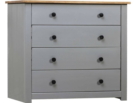 Móvel lateral  pinho panamá cinzento (80x40x73 cm)