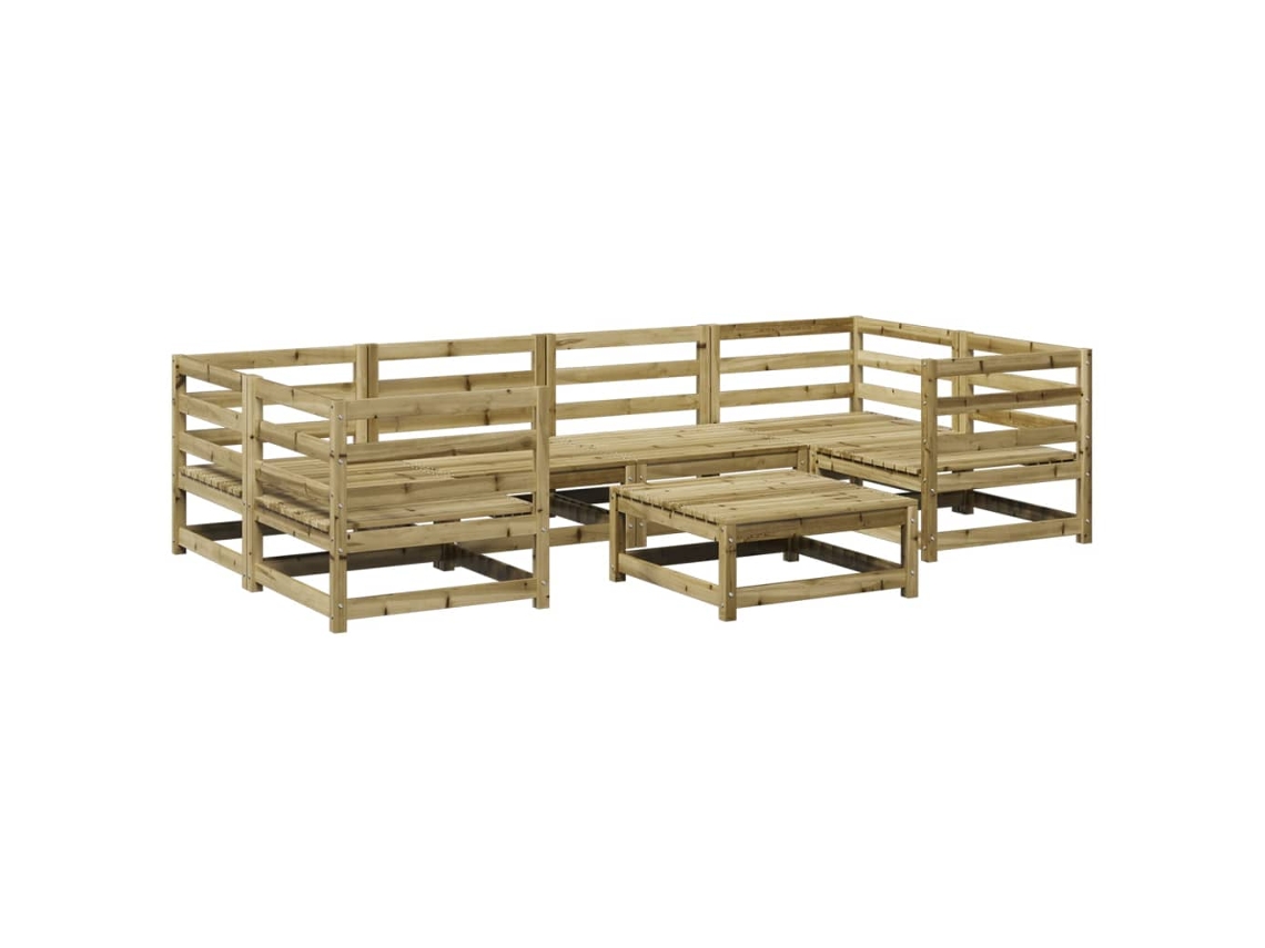 Garden Sofa Set, Garden Sofa Sets Vidaxl Marrom Madeira De Pinho Impregnada (n/a)