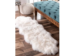 Tapete SUPERDECOR Carneiro Baby (Branco - 60 x 180 cm )