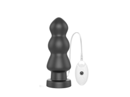 Plug Anal Com Vibração King Size 7,8 Preto LOVETOY