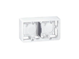 Moldura Para Módulos Legrand Mosaic 4 Módulos Branco 40 Mm Plástico