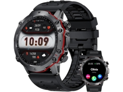 Relógio Inteligente Amoled Sportswatch À Prova Dágua Smartwatch Rastreador De Fitness Bluetooth Frequência Cardíaca Pressão Arterial E Yizhood