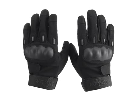 Luvas de Mota AUDEW (Preto - Fibra Microfibra - L)