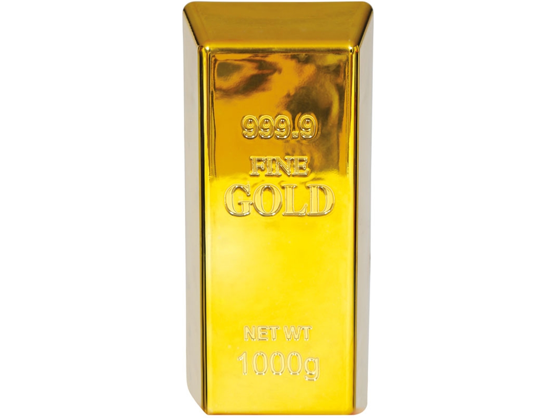 Lingote de ouro 16X4,5cm