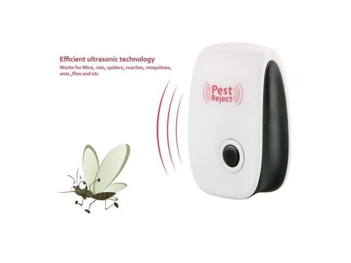 2 X Ultrassônico Anti-Pragas Repelente de Insetos Mosquitos Roedores Repelente Eletrônico de Pragas para Lutar Contra Ratos Baratas Formigas