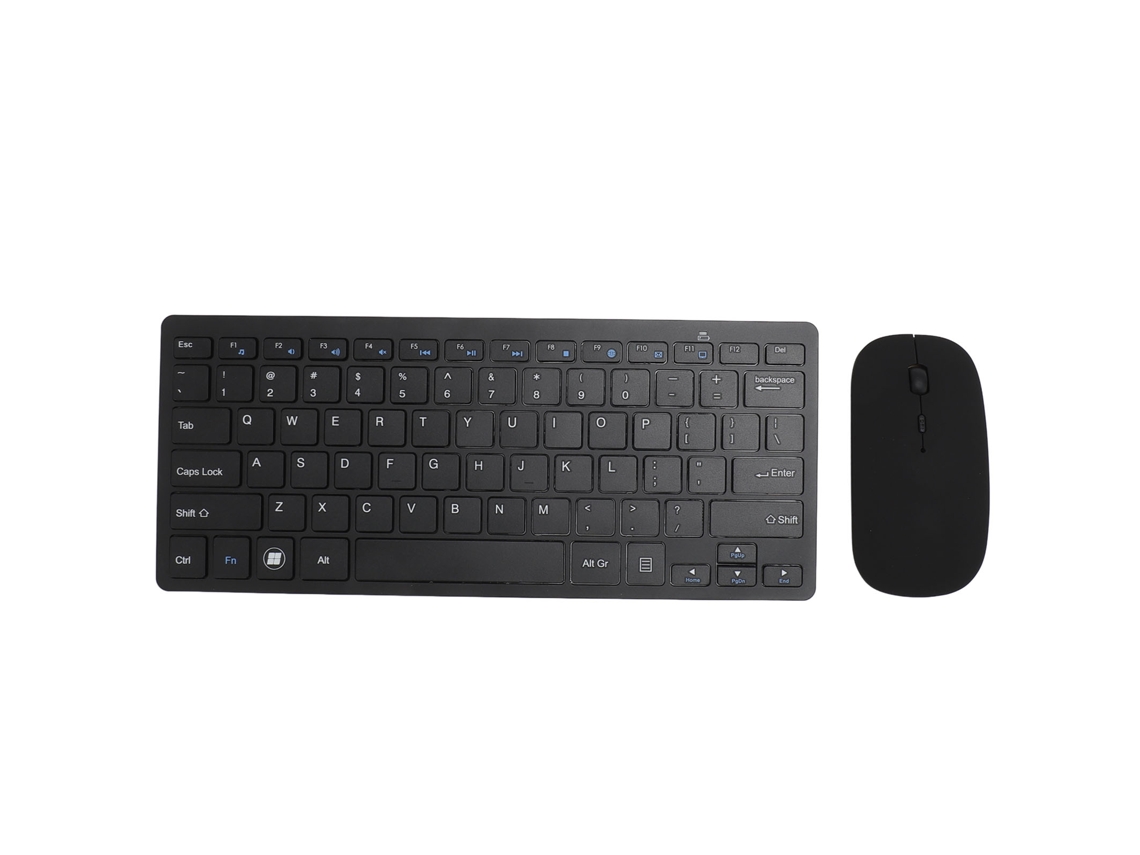 Aetheria combo Teclado e Mouse Sem Fio 2.4g 78 Teclas Usb Receptor para Desktop Tablets Preto