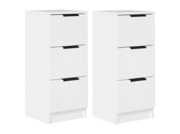 Sideboard, Sideboards Vidaxl Branco Madeira Processada (n/a)