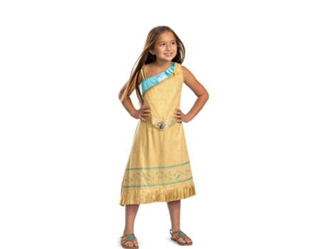 Fato de Menina LIRAGRAM ESPAÑA Princesa Pocahontas Deluxe  (4-6 anos)
