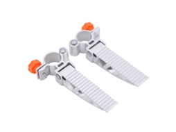 2026rebe pedal Plegable de Aleación de Aluminio 360° Rotatorio para Silla de Pesca (naranja)