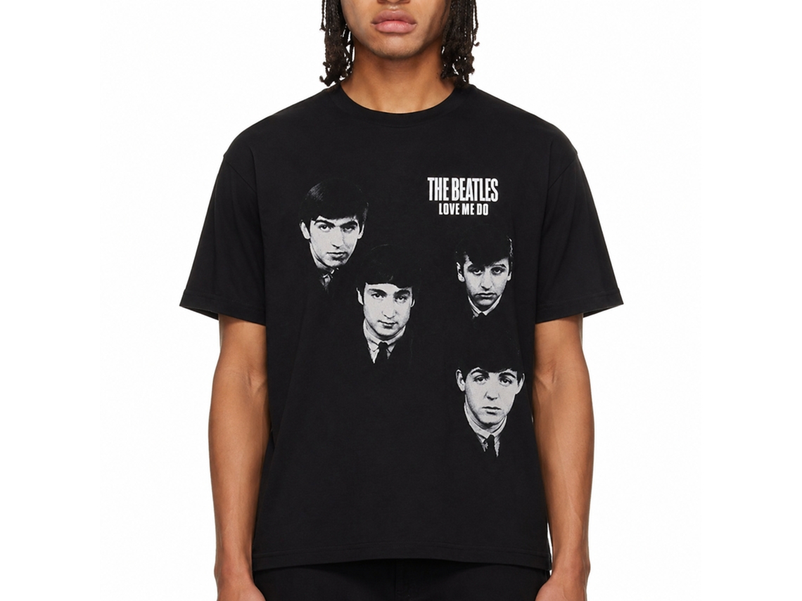 The Beatles Love Me Do Face T-shirt Classic Unisex Adults Size:s