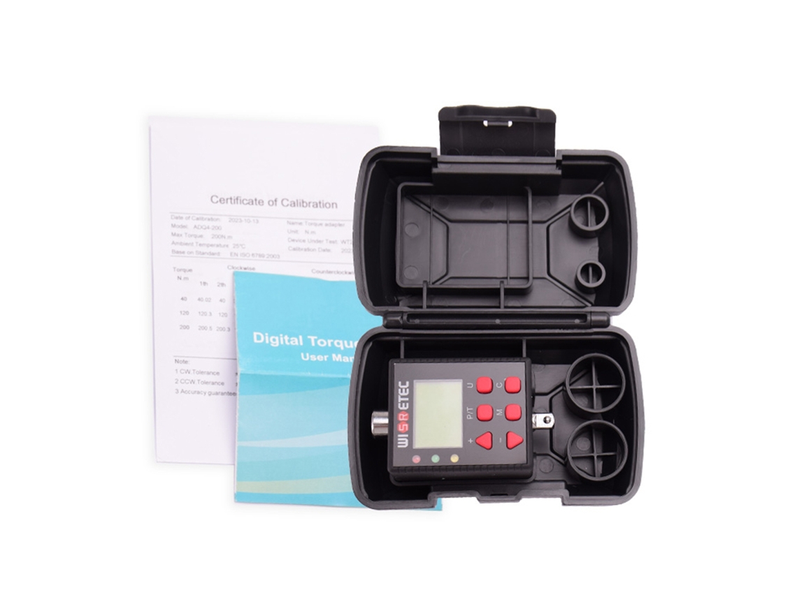 Medidor De Torque Digital Com Display De Luz De Fundo Chave Torque Tester 2 Modos 5 Unidades