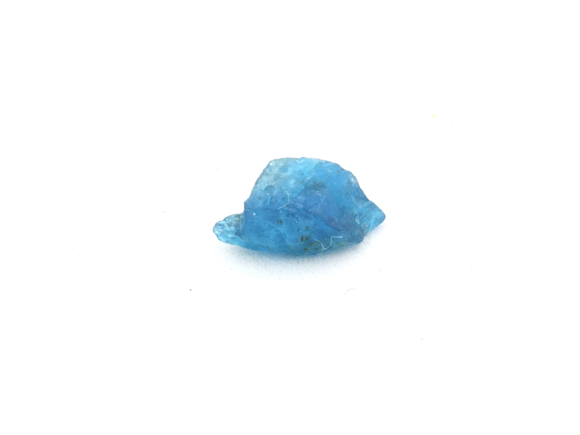 Apatite Azul Neon Pedra Natural de Madagascar Isoanala Betroka Pedra Preciosa para Meditação e Cura 1 97 Ct Certificado de TRENDYFLAIR