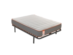 Pack WHAT THE SLEEP Cama + Colchão Espuma Rock (150 x 200 - 56 Cm de Altura)